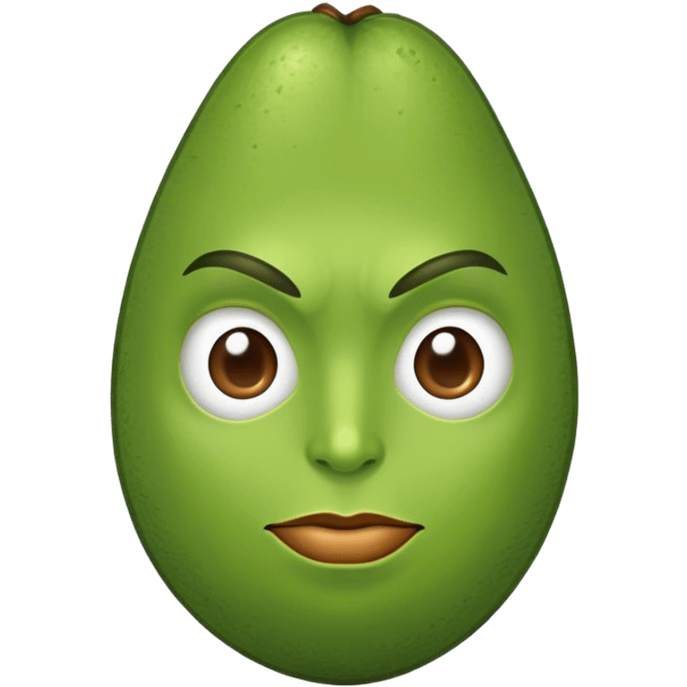 Avocado superhero emoji