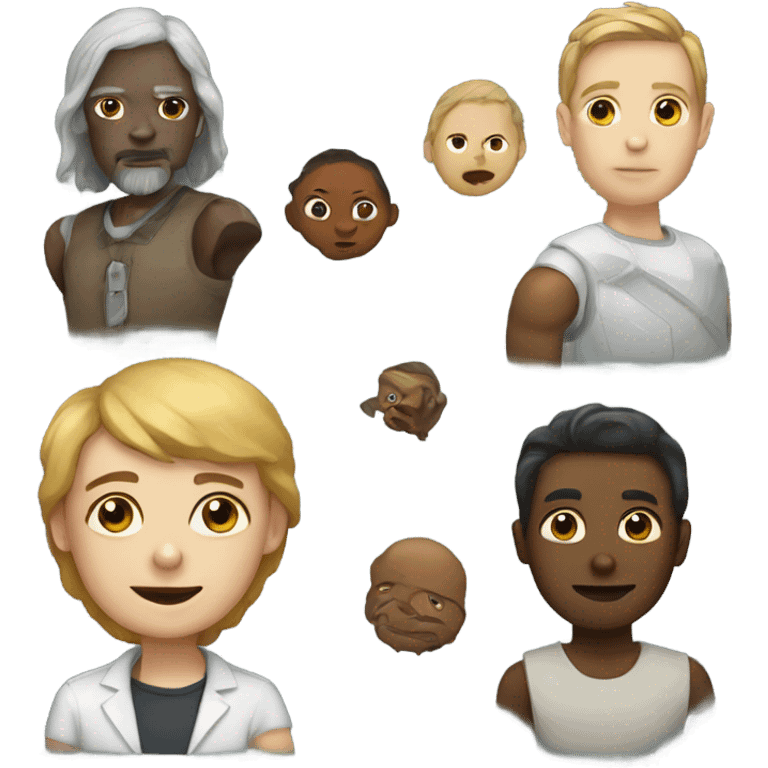 amalgamation of humans emoji