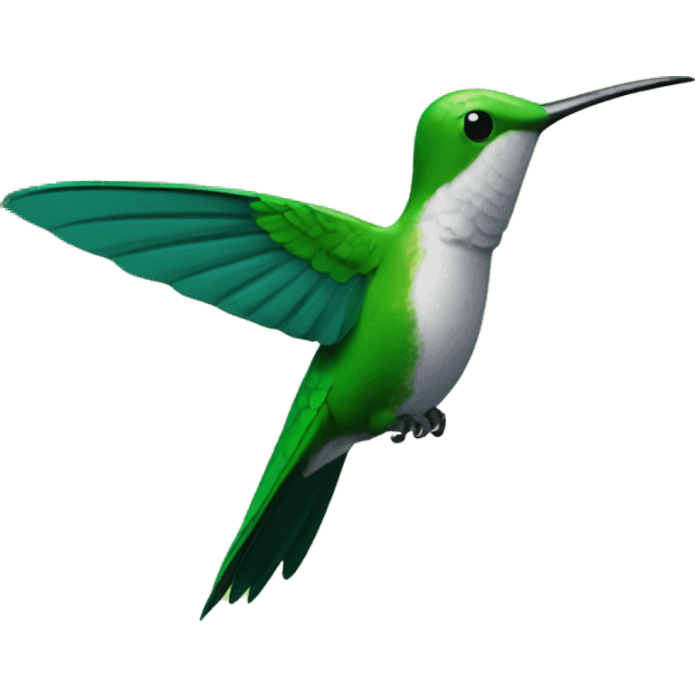 colibri en el bosque emoji