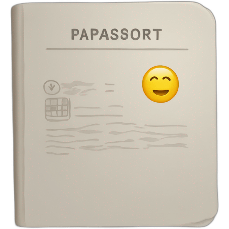 passport emoji