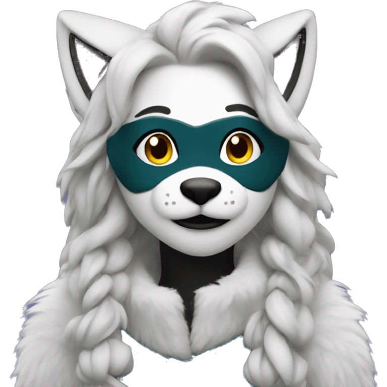 Woman fursuit emoji