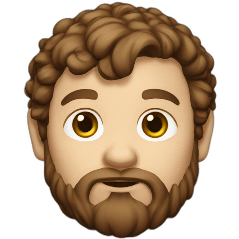 Dwarf cleric brown hair emoji