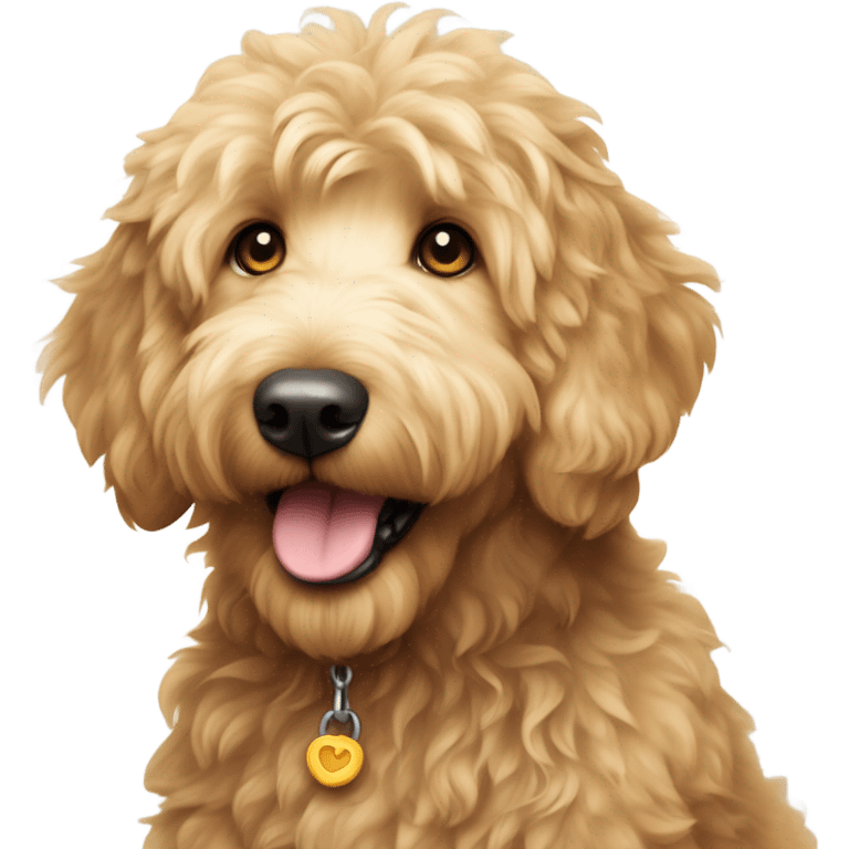 Golden doodle emoji