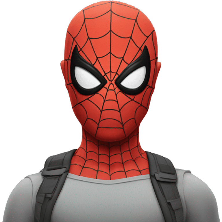 Unenthusiastic spider man emoji