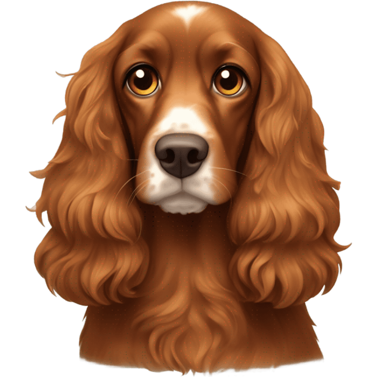 ginger russian spaniel emoji