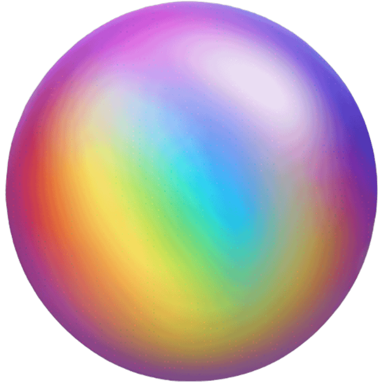 Rainbow shimmer  emoji