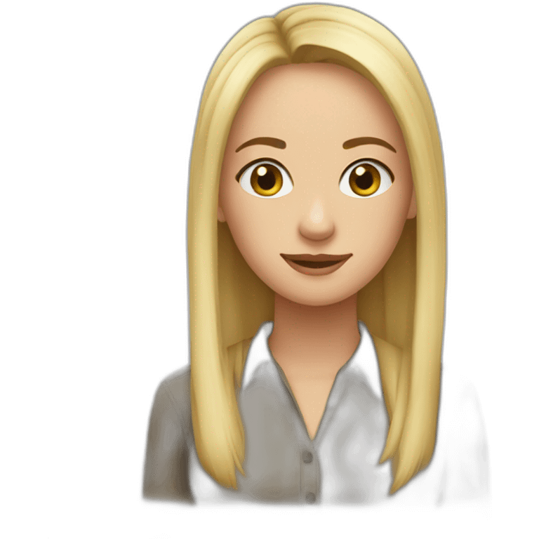 Alicia rubia emoji