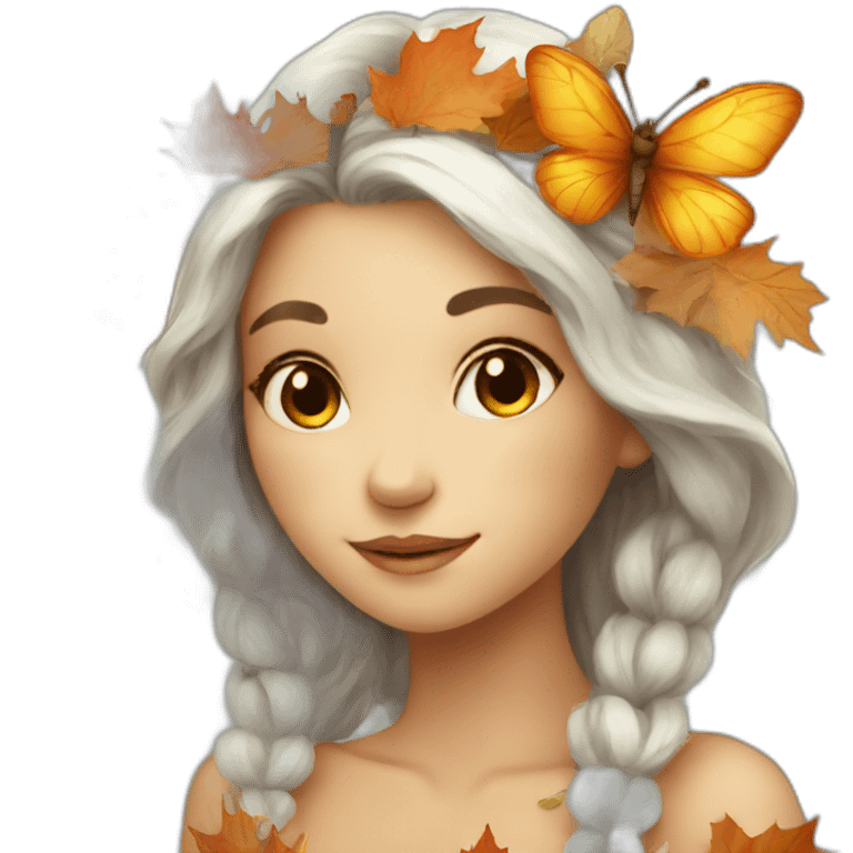 autumn fairy emoji