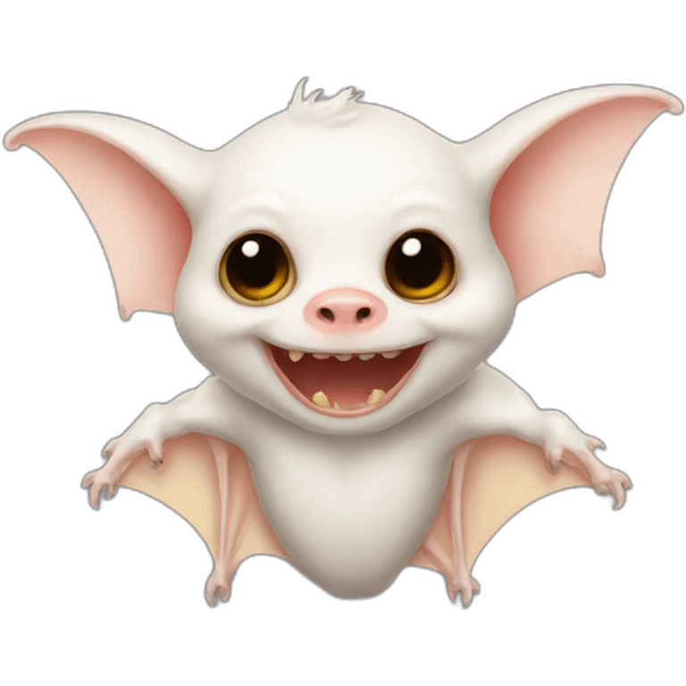 Albino circus bat  emoji