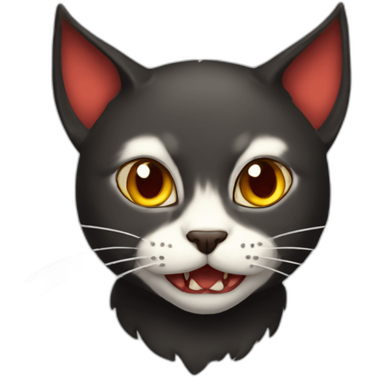 devil cat genkidama emoji