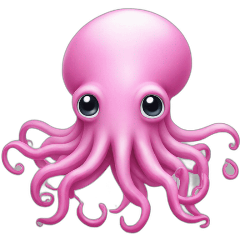 Pink squid emoji