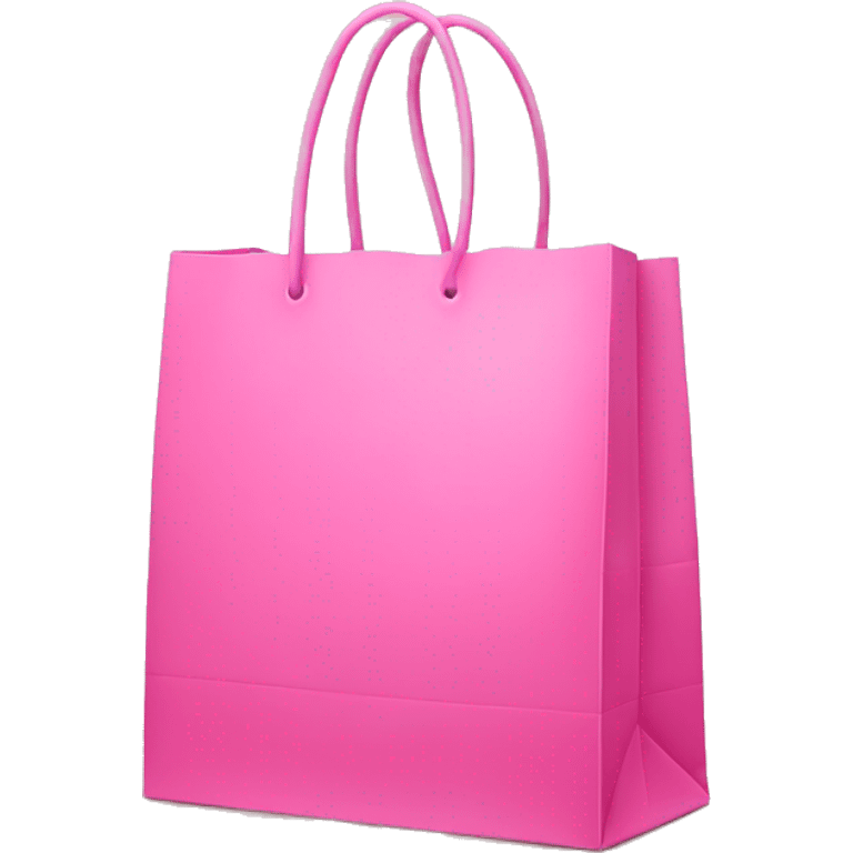 Pink shopping bag  emoji