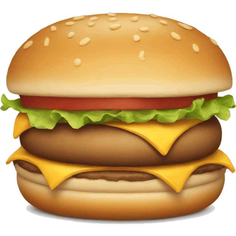 Cute buger emoji