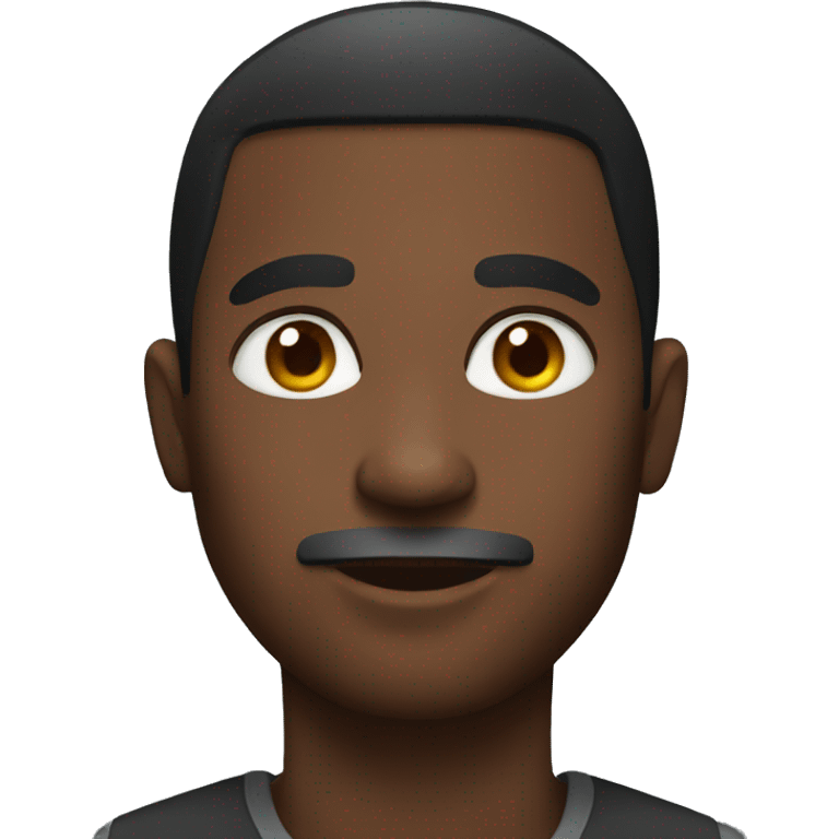 Black man emoji