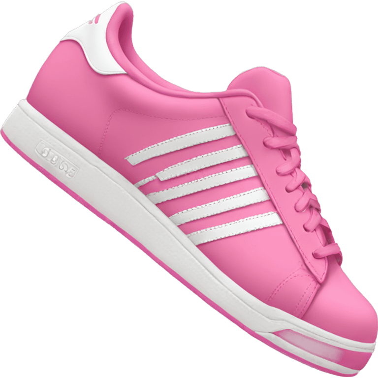 Pink adidas shoes  emoji