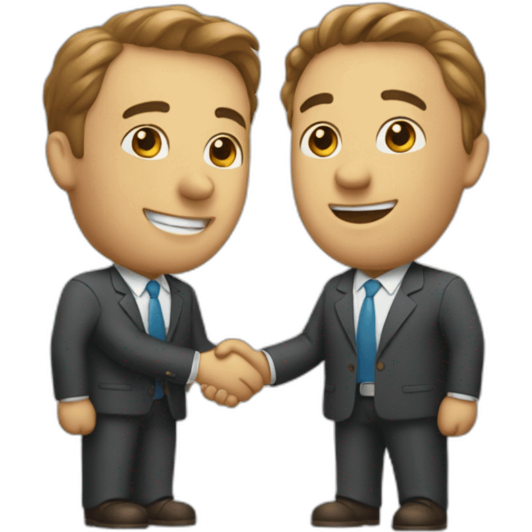 dealtwo business man shaking hands emoji