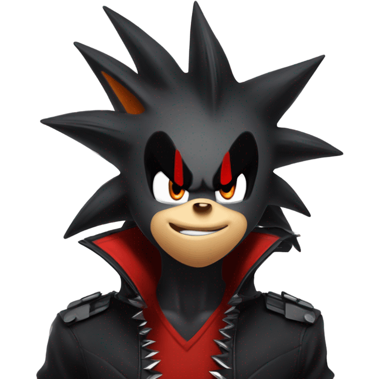 Shadow the hedgehog laughing anime emoji