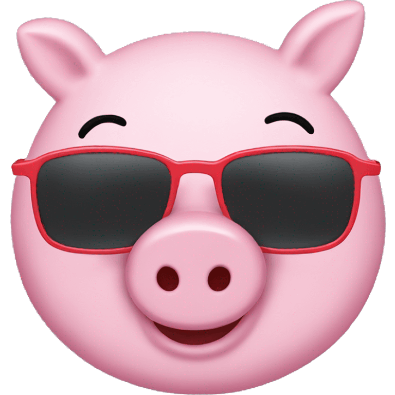 PEPPA pig with sunglasses  emoji