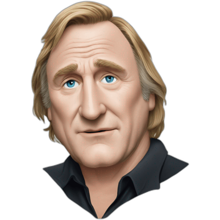 Gerard depardieu with ricard emoji