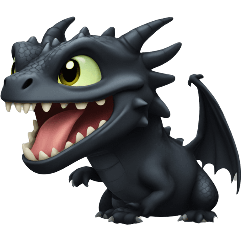 Toothless dragon  emoji