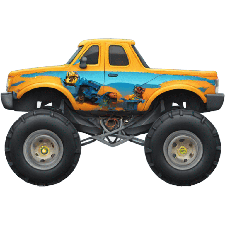 monster truck emoji