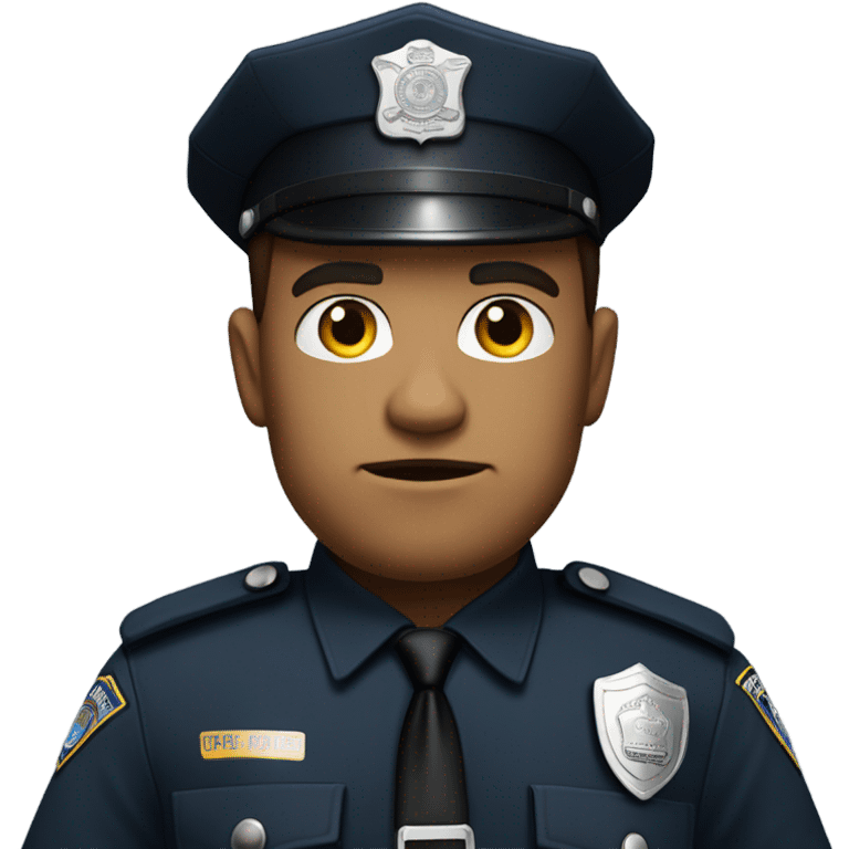 Bad cop emoji