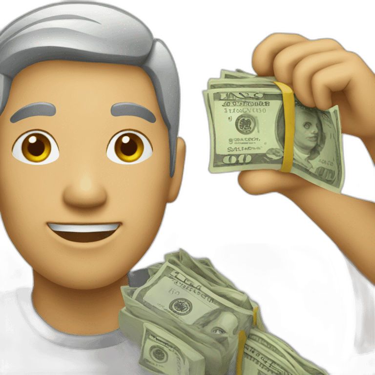 person with money emoji