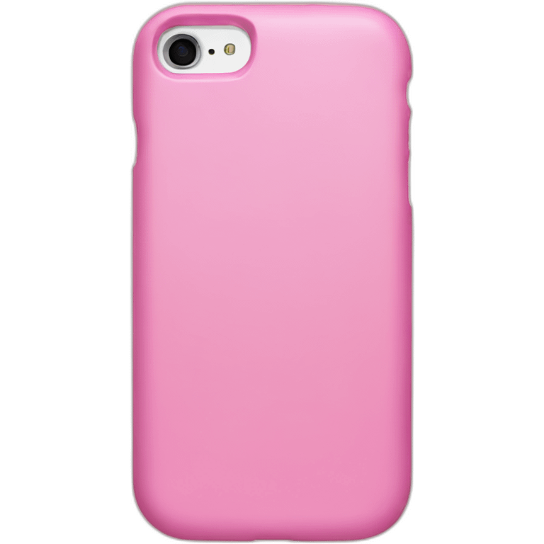 Pink cell phone case emoji