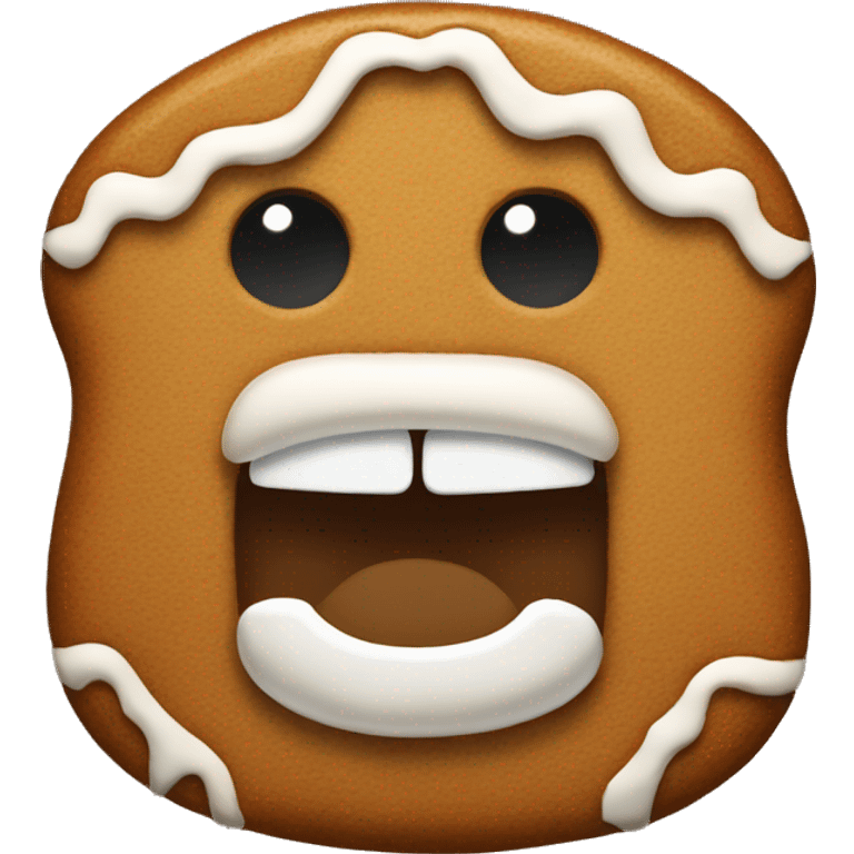 Gingerbread emoji