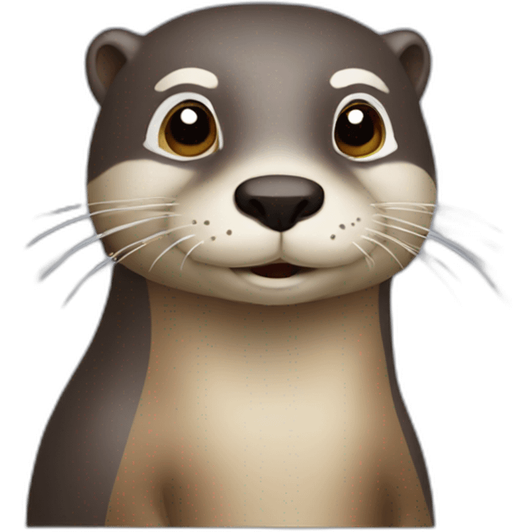 Une loutre emoji