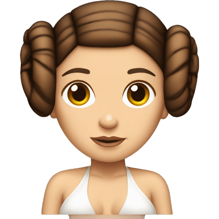 princess leia in bikini emoji