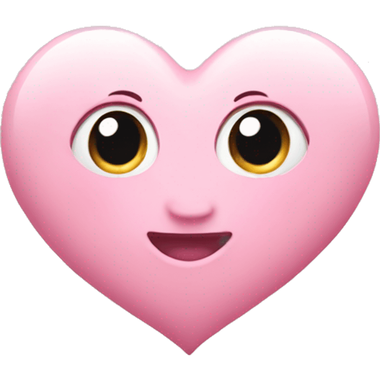 Baby pink heart emoji