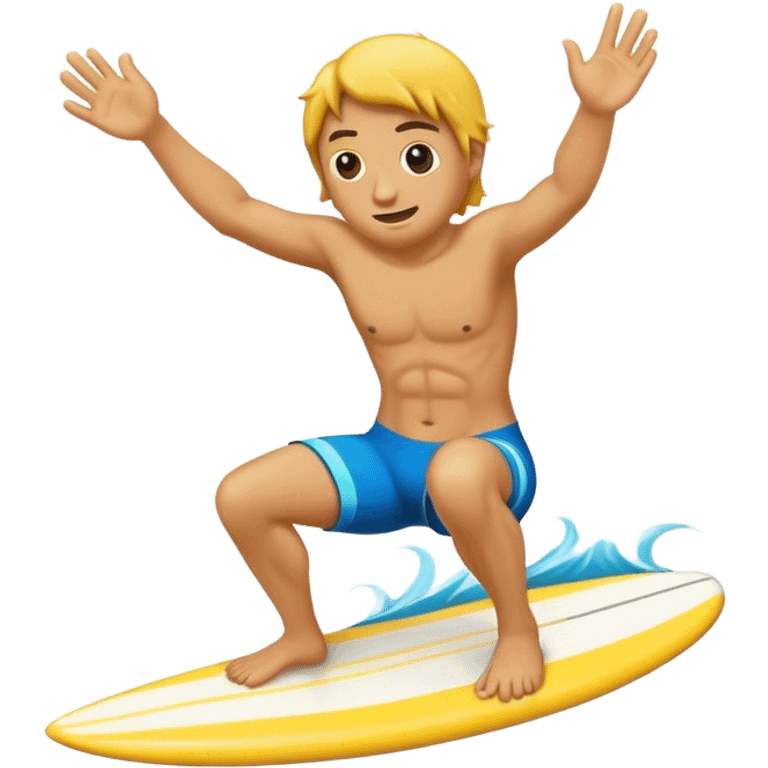 Surf dude emoji