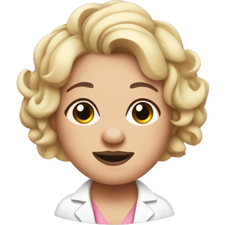 Pig doctor cosmetologist emoji