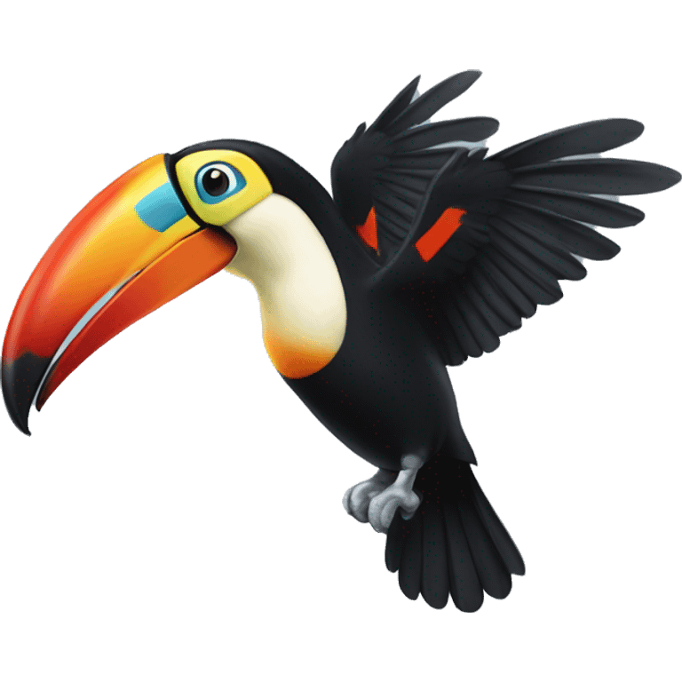 toco toucan flying emoji