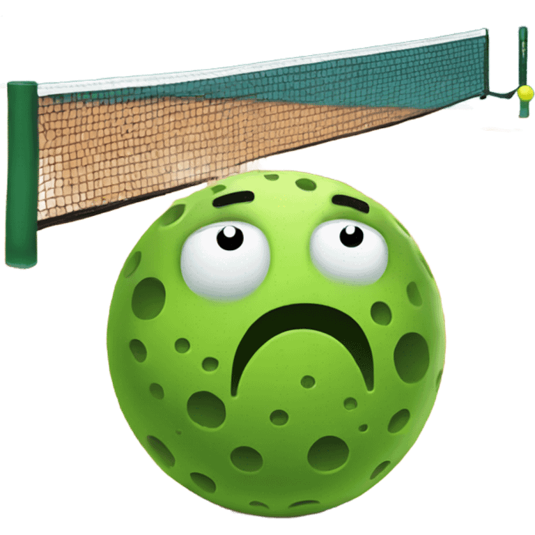 Sad pickleball emoji