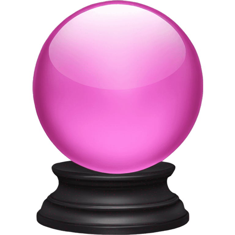 pink crystal ball emoji