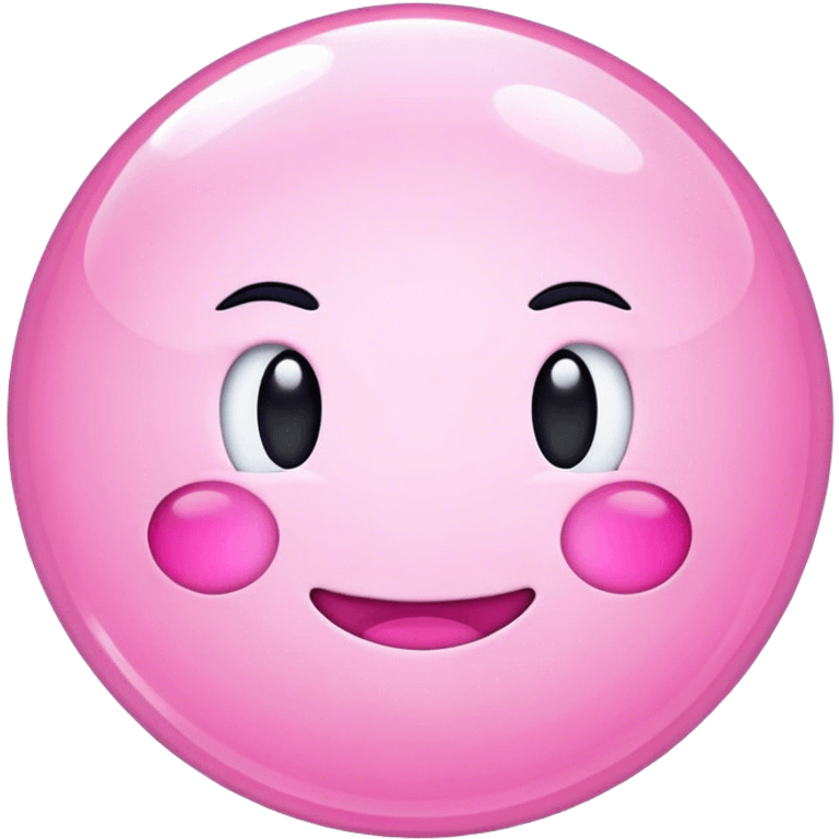 Pink iOS emoji bubble emoji