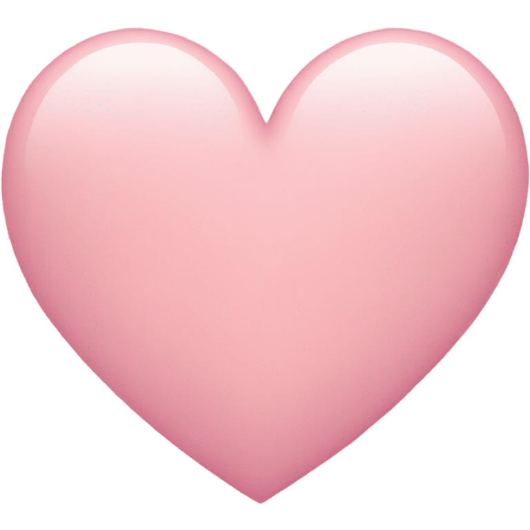 Baby pink heart emoji