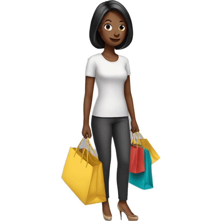 Lady shopping emoji