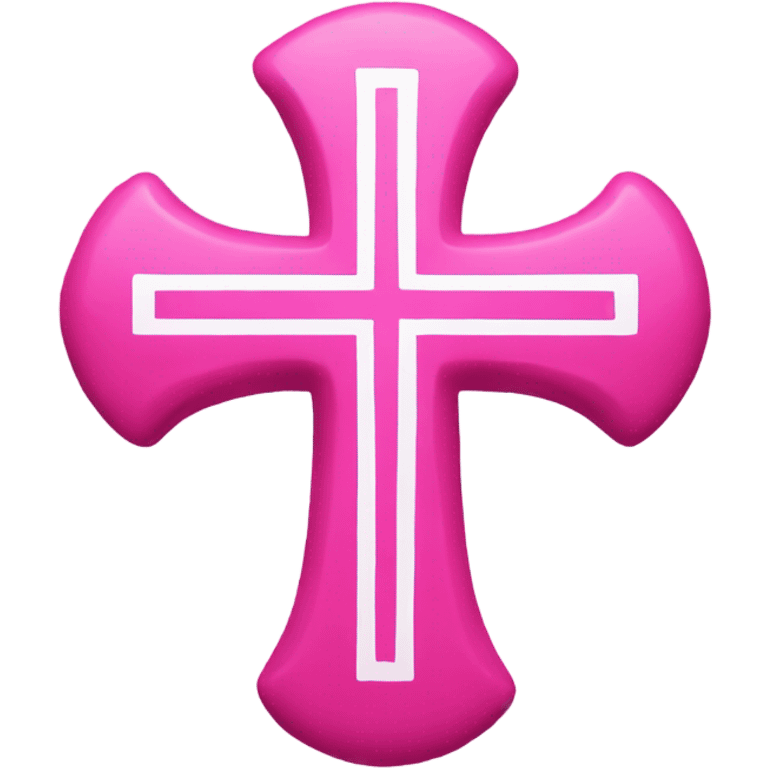 pink cross emoji