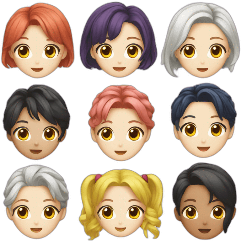 TWICE’s kpop group logo emoji