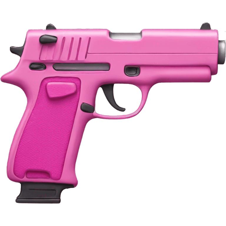 pink gun emoji