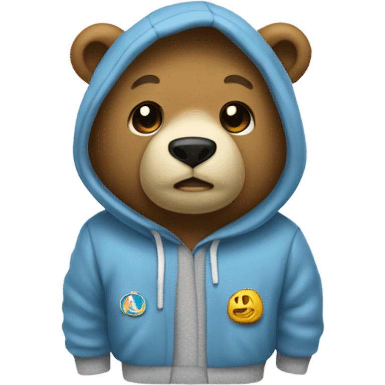 oso con hoodie  emoji