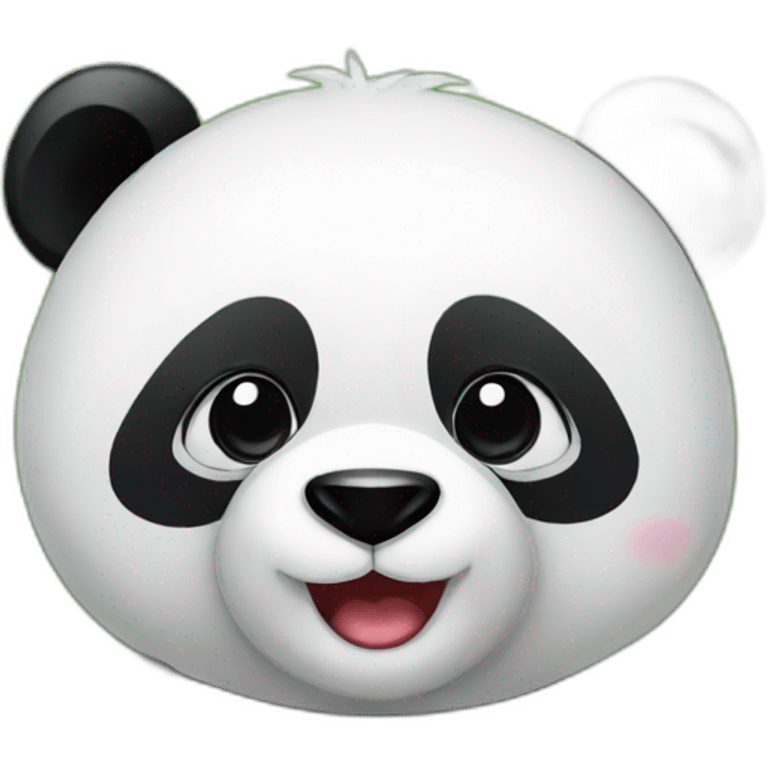 panda with a clear scoreboard emoji