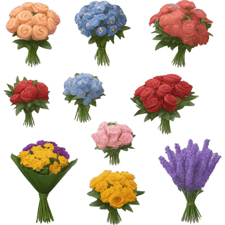 flower bouquets emoji