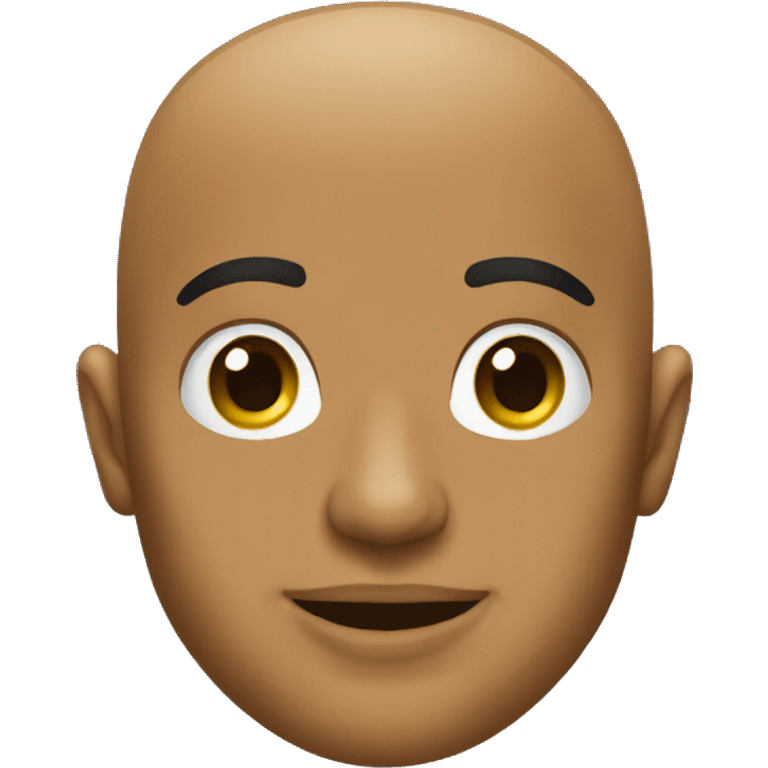 Bald head Man with Alpha phi alpha fraternity inc  emoji