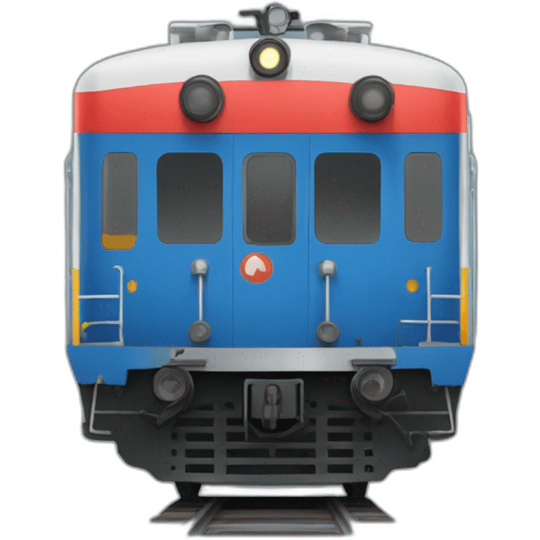 russian train, frontal view emoji