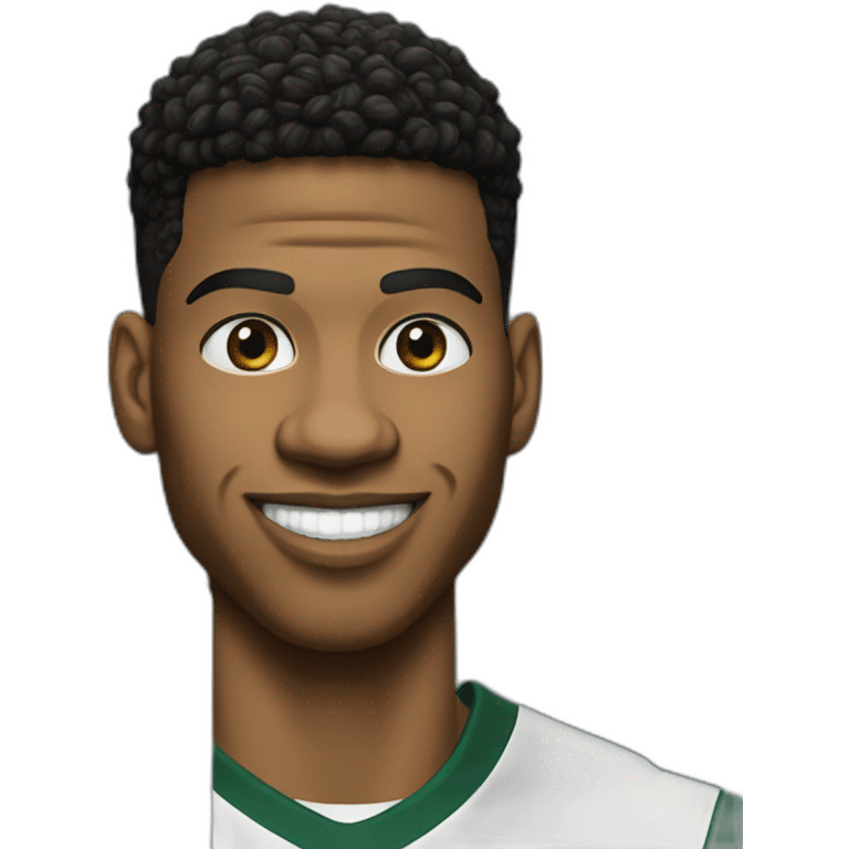 Giannis with Macbook emoji