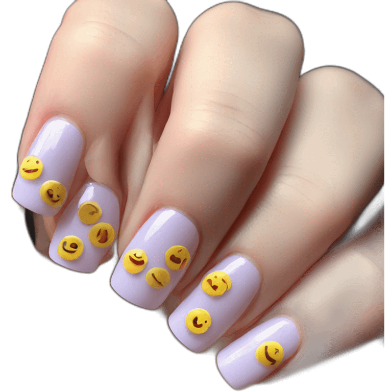 Acrylic nails emoji